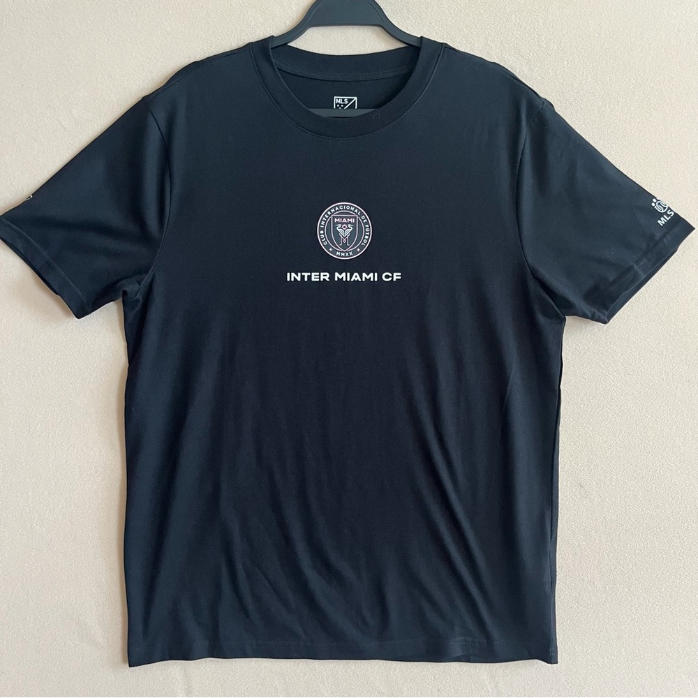 Inter Miami CF Messi‎ #10 Official MLS Licensed Black T-Shirt Men’s in Medium - Picture 2 of 11